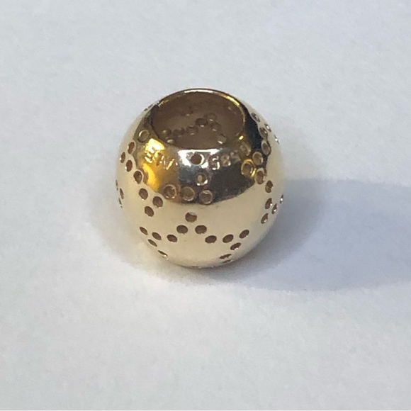 Retired Pandora Solid 14k Starlite Charm G585 Ale - Picture 7 of 8